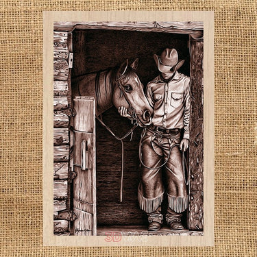 COWBOY pyroprinter and laser-ready files 3DWave.us
